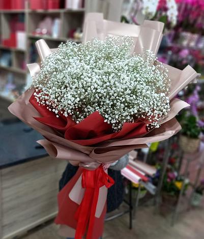 Букет цветов из: Гипсофила в Сосны
