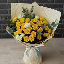 Букет цветов из:  Розы в Сосны