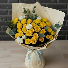 Букет цветов из:  Розы в Сосны