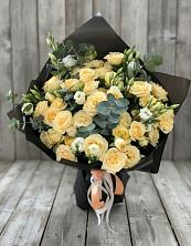 Букет цветов из:  Розы и Лизиантусы в Сосны