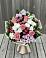 Букет цветов из: Альстромерии, Гвоздики, Розы и Хризантемы в Сосны