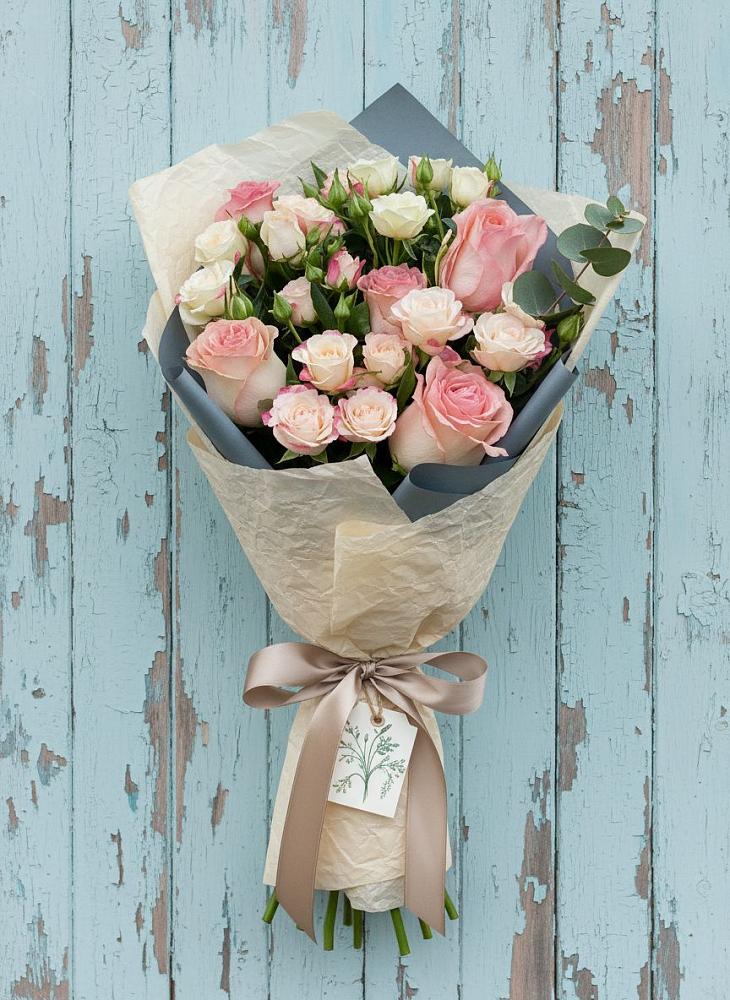 Букет цветов из: Розы в Сосны