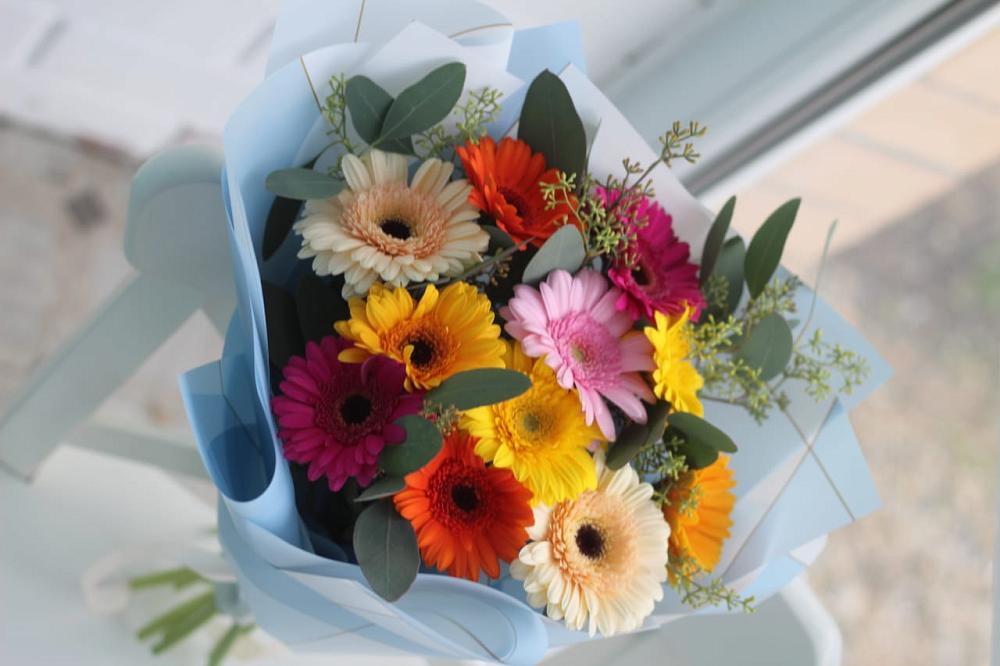 Букет цветов из: Герберы в Сосны