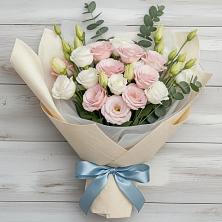 Букет цветов из:  Лизиантусы в Сосны