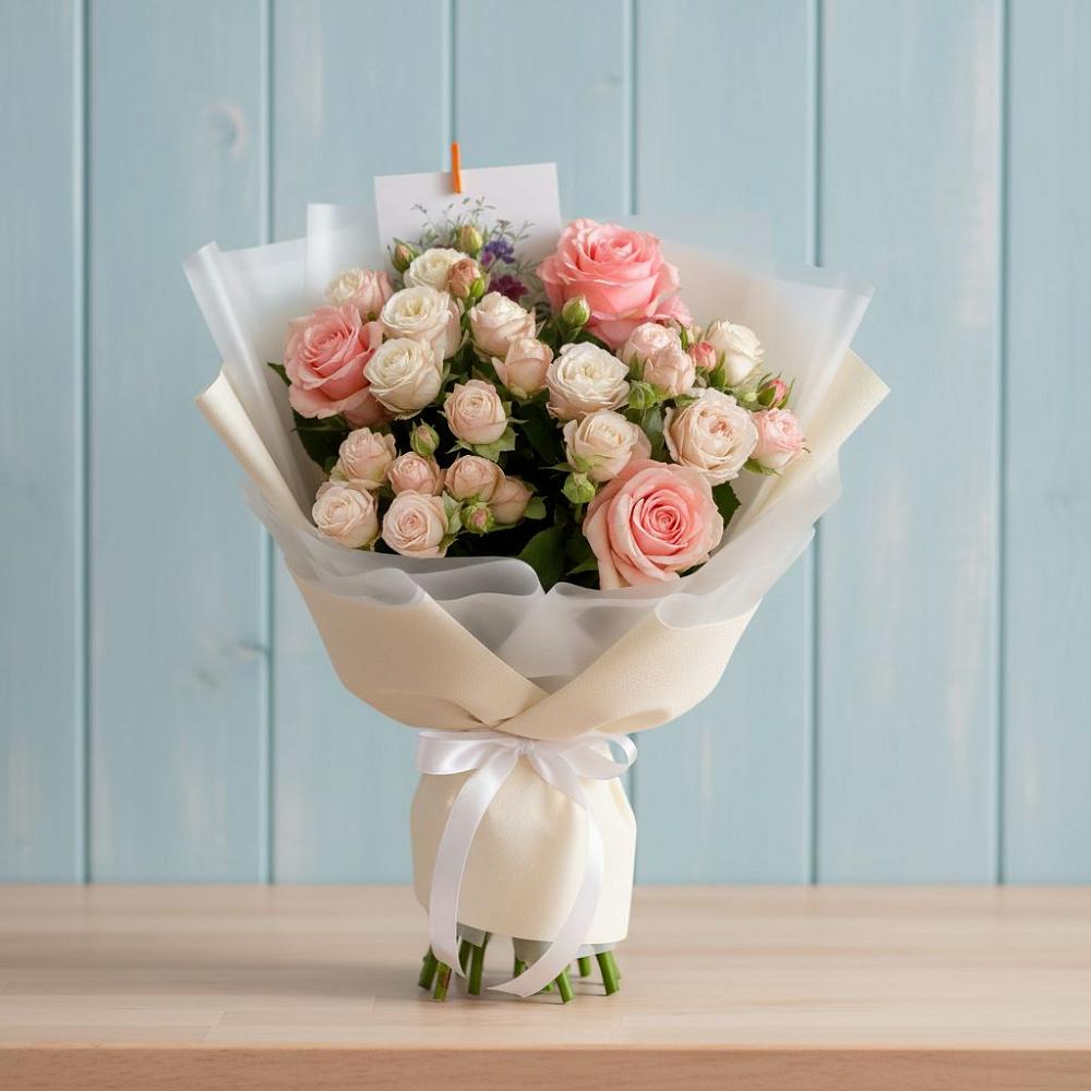 Букет цветов из: Розы в Сосны