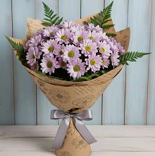 Букет цветов из:  Хризантемы в Сосны