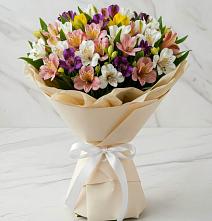 Букет цветов из:  Альстромерии в Сосны