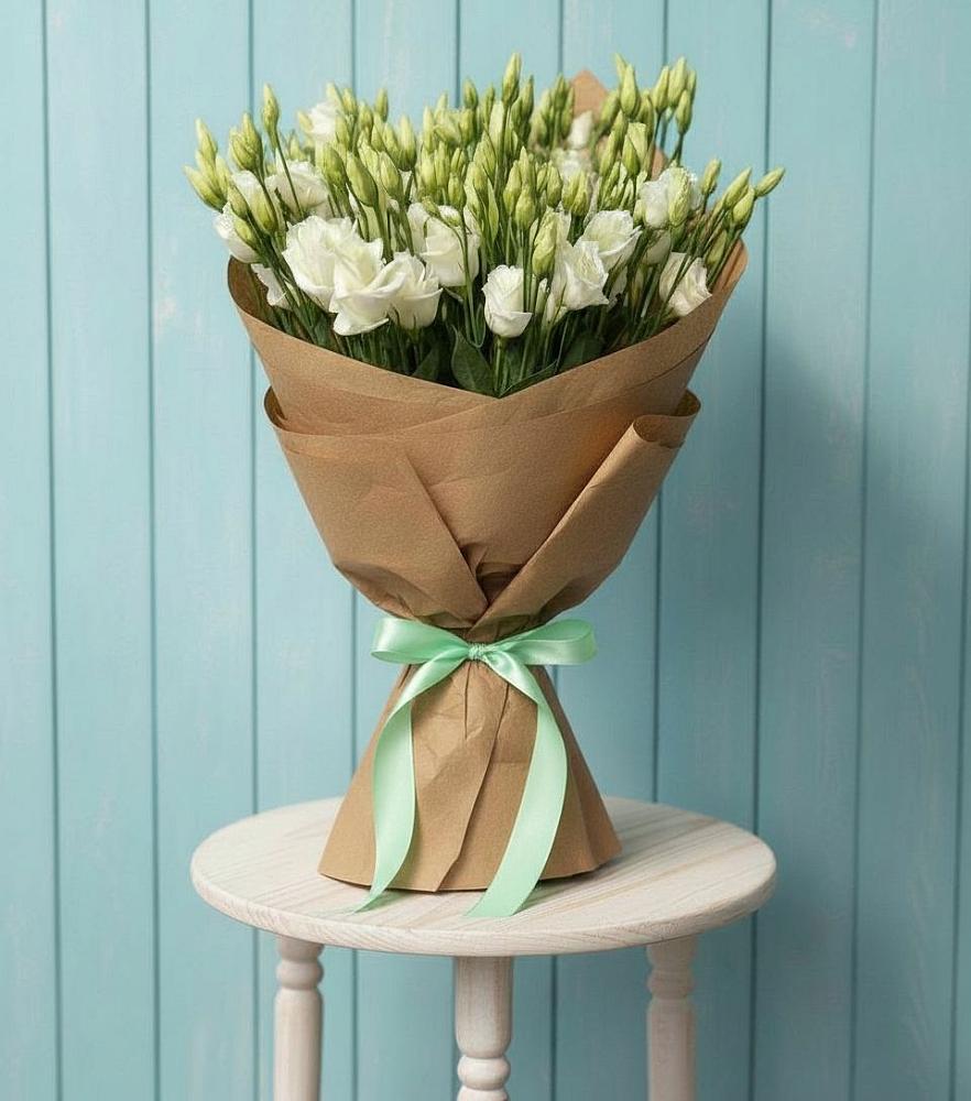 Букет цветов из: Лизиантусы в Сосны