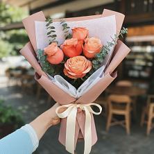 Букет цветов из:  Розы в Сосны