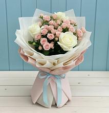 Букет цветов из:  Розы в Сосны