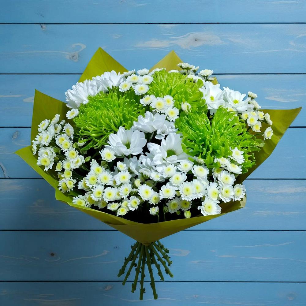 Букет цветов из: Хризантемы в Сосны