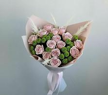 Букет цветов из:  Розы и Хризантемы в Сосны