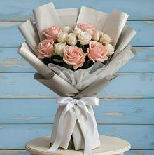 Букет цветов из:  Розы в Сосны