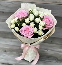 Букет цветов из:  Розы в Сосны