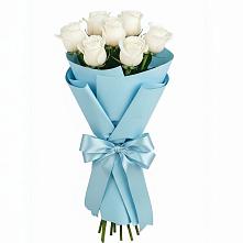 Букет 7 белых роз Проуд #REPLACE_PRED# Сосны