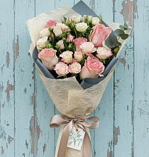 Букет цветов из:  Розы в Сосны