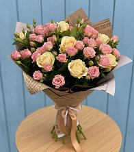 Букет цветов из:  Розы в Сосны