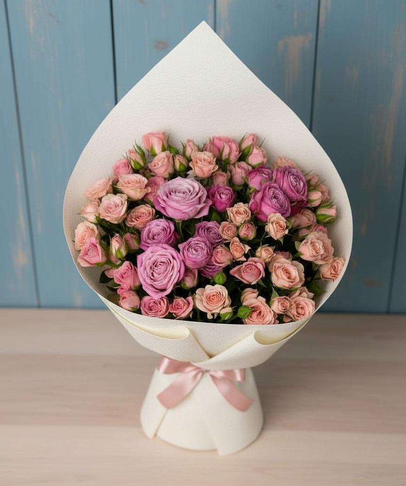 Букет цветов из: Розы в Сосны