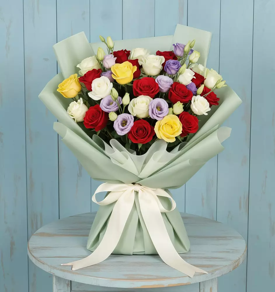 Букет цветов из: Розы в Сосны