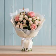 Букет цветов из:  Розы в Сосны