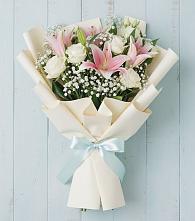 Букет цветов из:  Лилии в Сосны