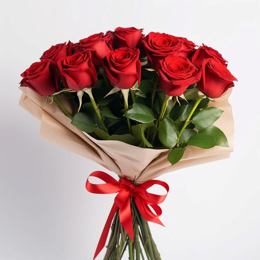 Букет 11 Красных роз Эдлесс Лав в Сосны
