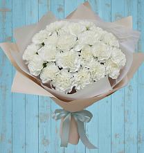 Букет цветов из:  Гвоздики #REPLACE_PRED# Сосны