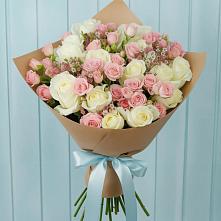 Букет цветов из:  Розы в Сосны